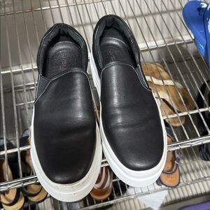 Black Slip-On Sneakers